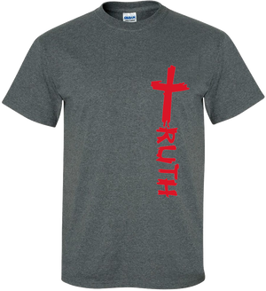 TruTruth Classic Men's T-Shirt in Dark Heather Grey
