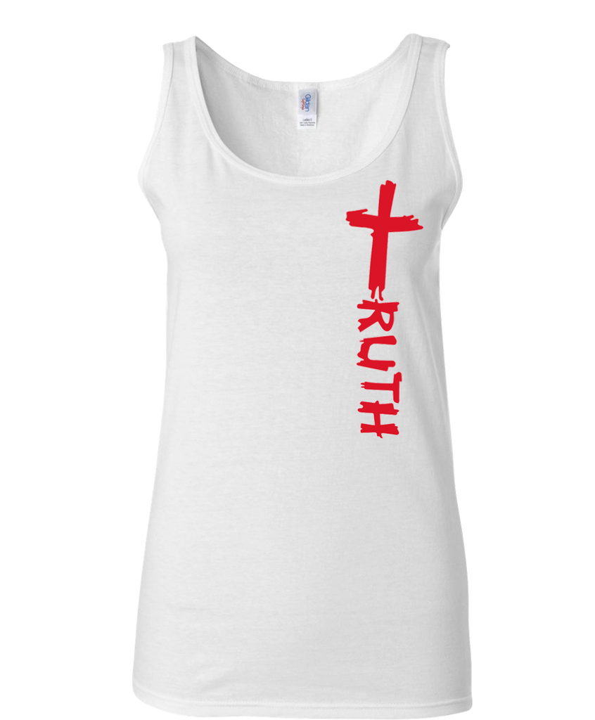 TruTruth Classic Women's Tank Top in White